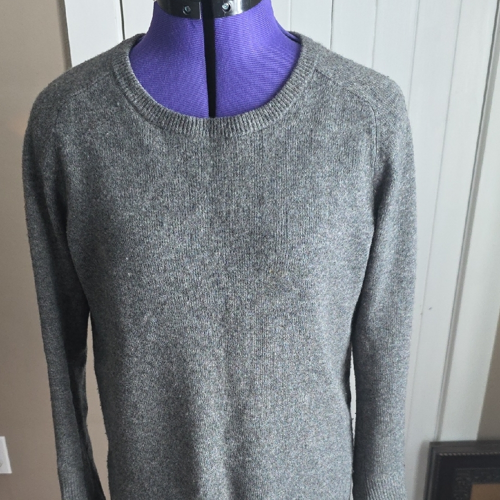 Halogen Charcoal Crewneck Sweater